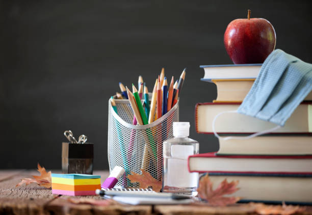 istock Back to School with Face Mask 1333315440