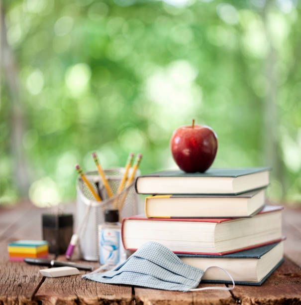 istock Back to School with Face Mask 1333315504