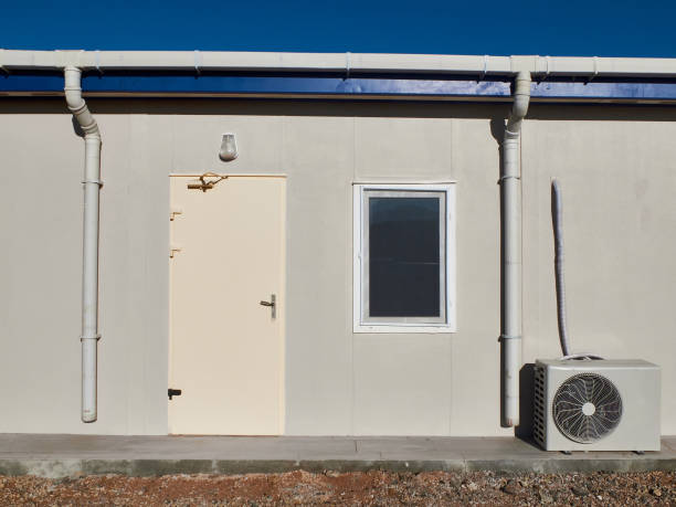 istock Newly built single storey prefabricated industrial building 1333319292