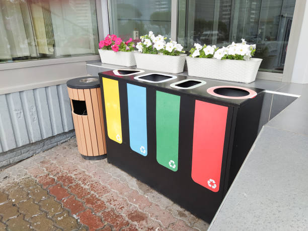 istock containers for separate collection of garbage and waste 1333321224
