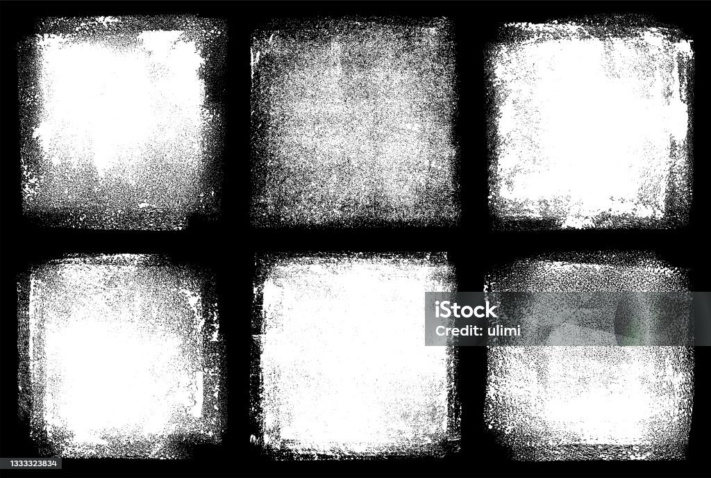 Square grunge backgrounds - Royalty-free Textuur vectorkunst Square grunge backgrounds - Royalty-free Textuur vectorkunst