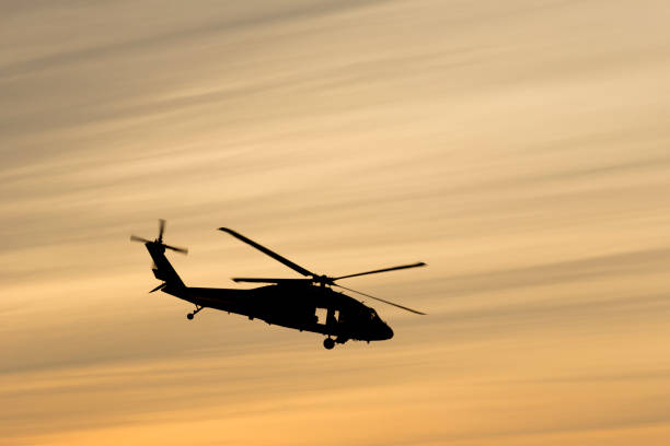 istock Helicopter in the Sky 1333324874