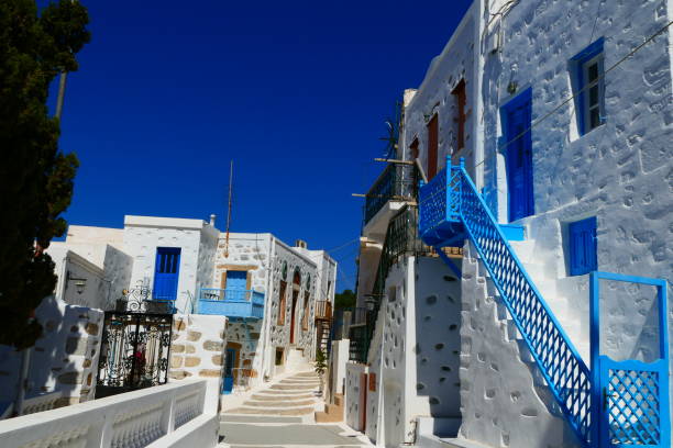 istock Chora, the village : street in Astypalea 1333326860