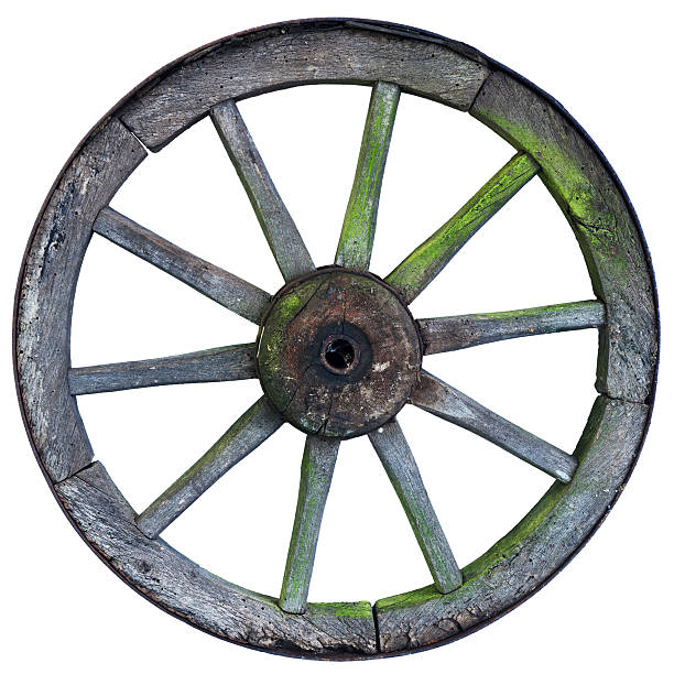istock Grungy wooden wheel 133333047