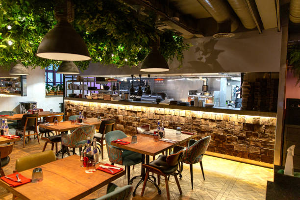 istock Interior of cozy restaurant in the modern style 1333332141