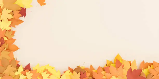 Photo of autumn leaves background