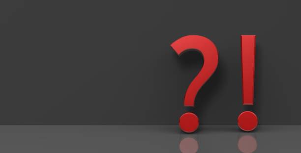 Question mark exclamation point red Q and A sign FAQ symbol asking questions and answering graphic problems and solution ideas illustration 3d rendering isolated on black background in high resolution for print and business presentations signo de exclamación signo de interrogación rojo q y un signo faq símbolo haciendo preguntas y respondiendo a problemas gráficos y solución ilustración 3d representación aislada sobre fondo negro en alta resolución para presentaciones impresas y em