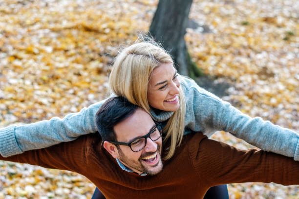 istock Couple enjoying in autumn 1333347849