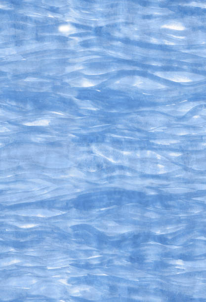 istock Seamless blue watercolor water texture 1333348875