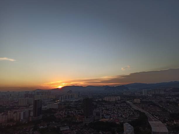 istock Sunset Over City Sky 1333354277