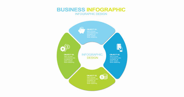 illustrations, cliparts, dessins animés et icônes de graphique d’information vectorielle moderne pour l’illustration du stock de projet d’entreprise résumé, vélo, brochure - 4