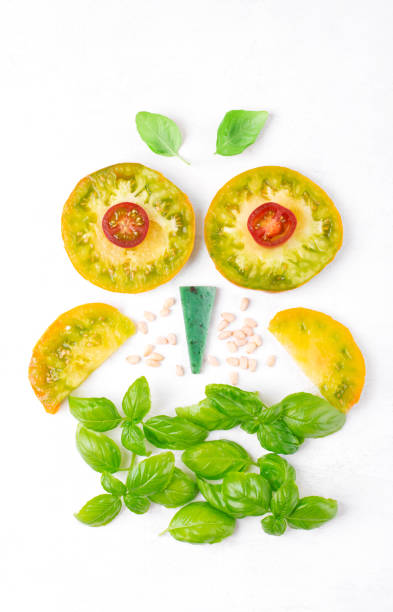 istock Funny owl made of different ingredients. Creative composition 1333361617