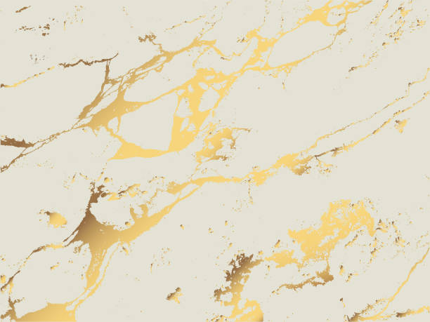 ilustraciones, imágenes clip art, dibujos animados e iconos de stock de textura de mármol dorado. - marbled effect decor granite backgrounds