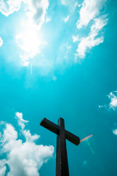 SONY DSCBlue Sky Background Wooden CrossBlue Sky Background Wooden Cross