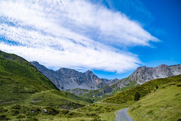 Panorama, Hiking trail in Arosa