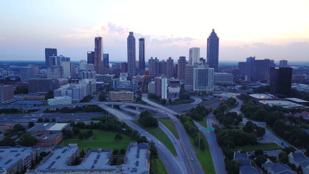 istock Atlanta skyline aerial view 1333382165