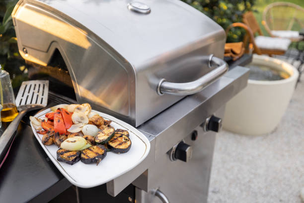 istock Grilled vegetables on a grill 1333389274
