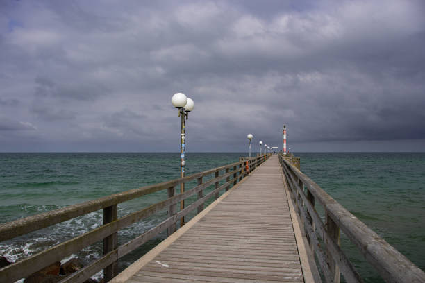 istock The Wustrow pier on a cloudy summer day 1333390993