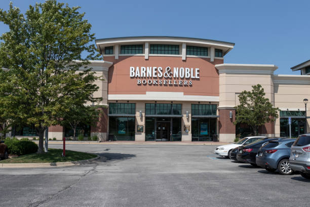 barnes & noble retail location. barnes & noble è un rivenditore leader di contenuti e media digitali negli stati uniti. - nook foto e immagini stock