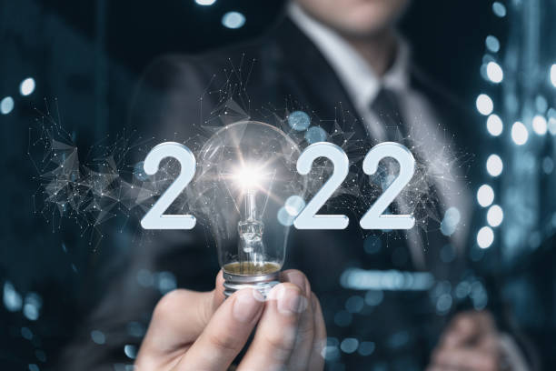 istock Concept of new 2022 and new ideas. 1333419450