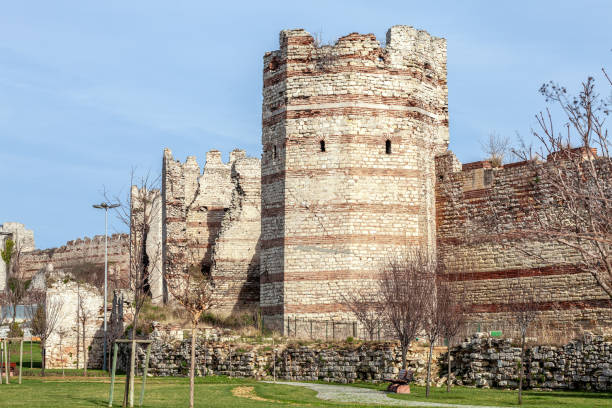 istock Ancient Yedikule Fortress in Zeytinburnu 1333420048