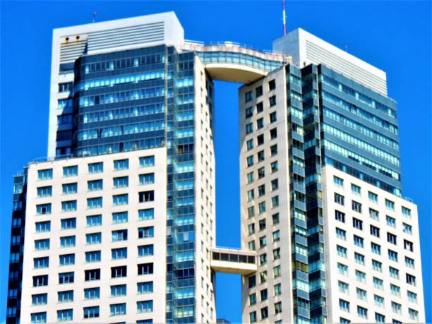 Skyscraper located at the Puerto Madero in Buenos Aires city, Argentina.Corporate Buildings .