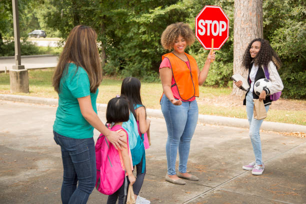 istock Back to School Crossing & Stop Sign 1333426481