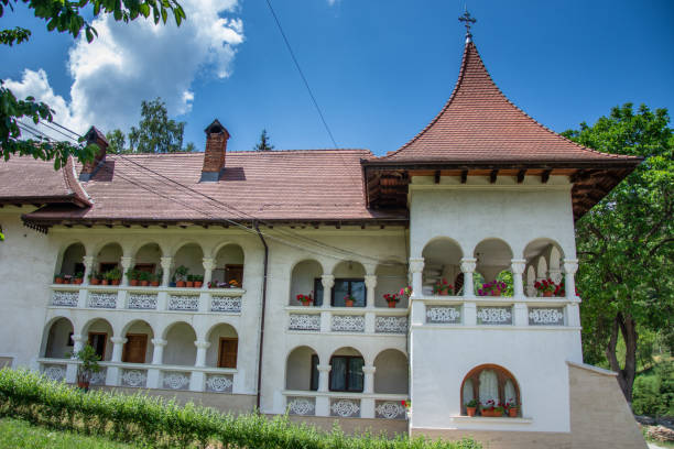 istock Prislop Monastery is a monastery in Romania located in Hunedoara County, july 2021 1333427736