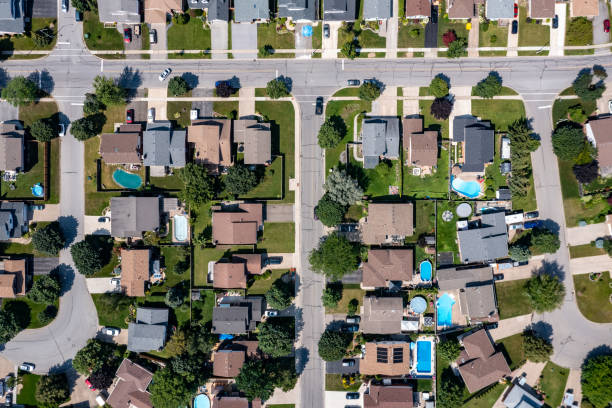 istock Aerial Townscape View, Thorold, St. Catharines, Canada 1333432197