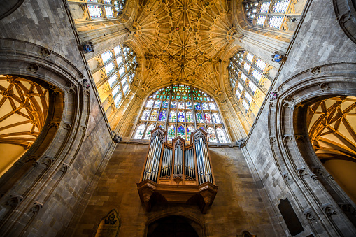 Magical Windows Of Sherborne Abbey, UK