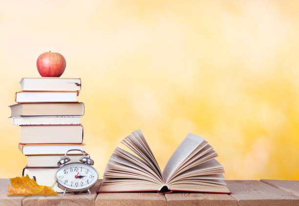 istock Education background with books in the autumn 1333453585