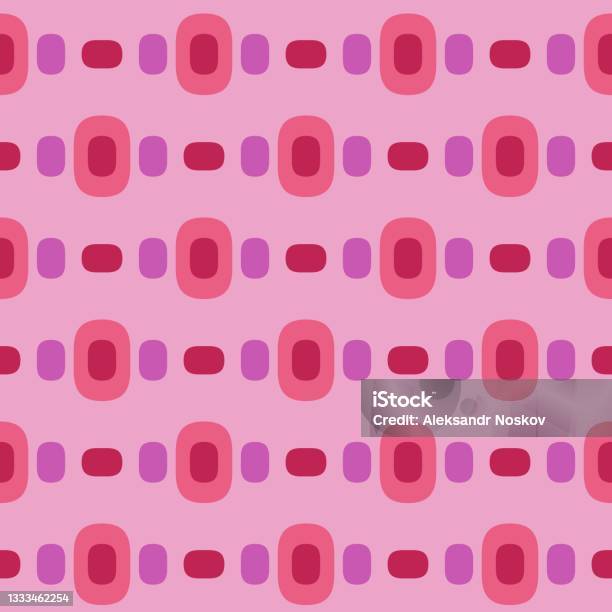 Abstract Pattern Rounded Rounded Abstract Seamless Pattern Accent For Any Surfaces Stock ...