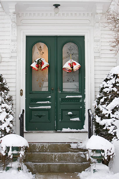 istock Red Bells, Green Doors 133346756