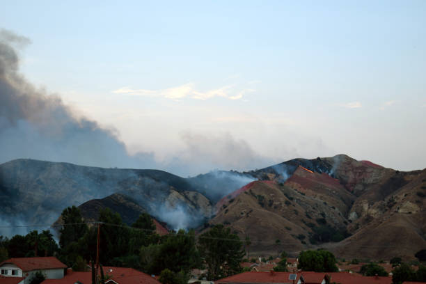 istock A Wildfire in the SoCal Hills 1333471611