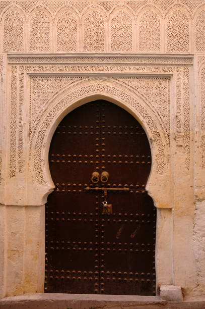 istock Traditional and artisanal door in Morocco 1333483387