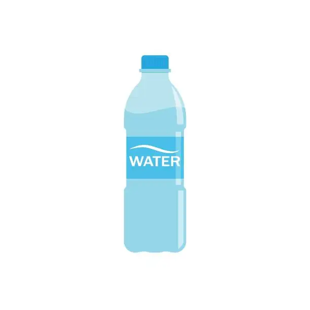 Vector illustration of water bottle icon vector illustration design
