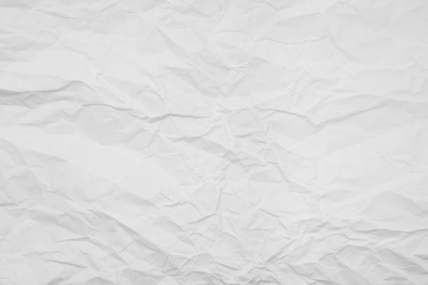 istock Texture of white crumpled paper for background. 1333503878
