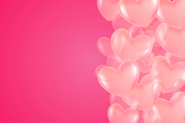 istock Background with balloons heart and copy space.  For wallpaper, flyers, invitation, posters, banners Vector illustration. 1333504016