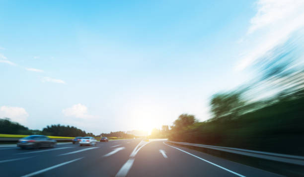istock Cars driving on multiple lane highway 1333504744