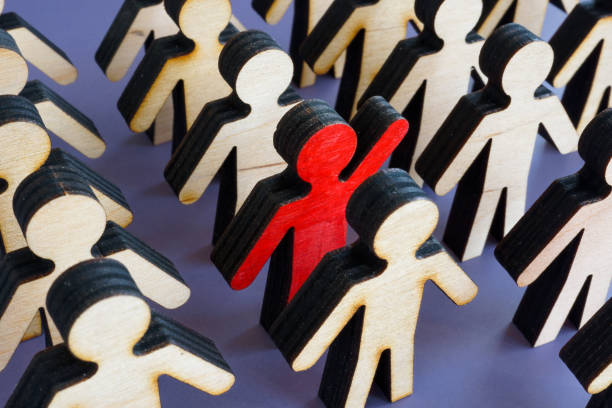 istock Be unique in the crowd. Activism and leadership. 1333509209