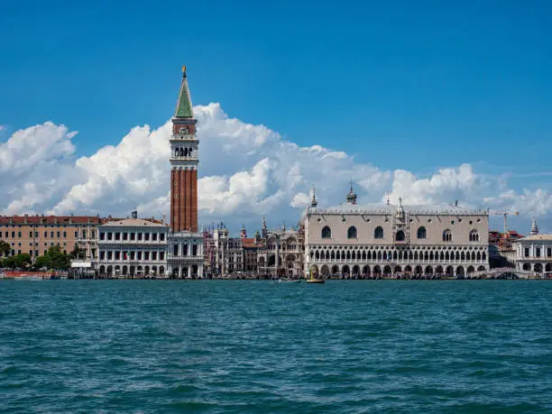 Front view of Venice St. Mark square
