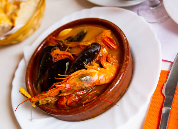istock Tasty seafood bouillon 1333514827