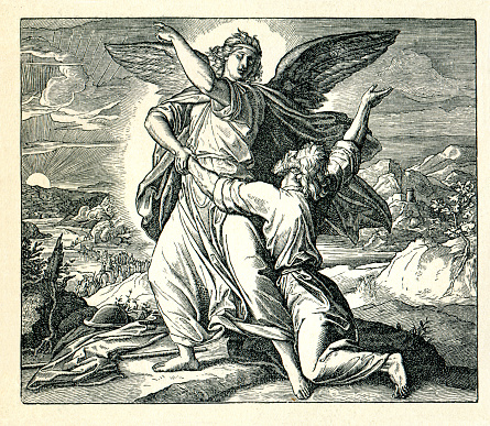 Jacob Vật Lộn Với Cảnh Thiên Thần Trong Kinh Thánh Năm 1898 Hình minh họa Sẵn có - Tải xuống Hình ảnh Ngay bây giờ - iStock