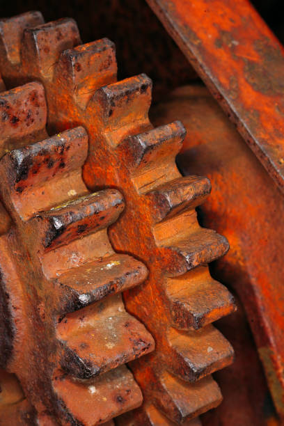 istock red rusty old gears inside the mechanism close-up shot macro 1333524604