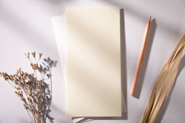 istock mockup cards with flower and pencil 1333525891