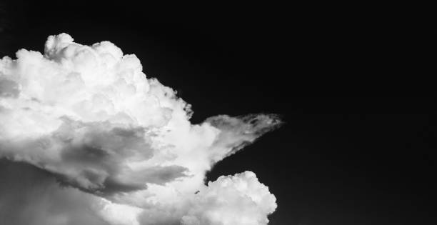 istock big white cloud in a blue sky, black and white photo 1333526962
