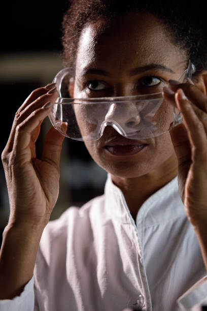 istock Preparing to do some research at the laboratory, but safety first 1333528725
