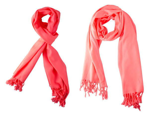istock scarf summer. multicolored scarf. Scarf top view 1333530247