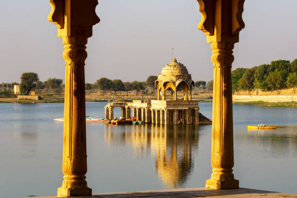istock Gadi Sagar Temple on Gadisar Lake Jaisalmer Rajasthan 1333533016