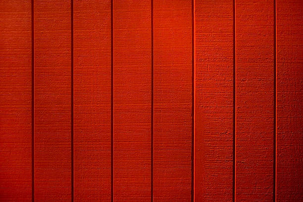 Red Barn Wall stock photo
